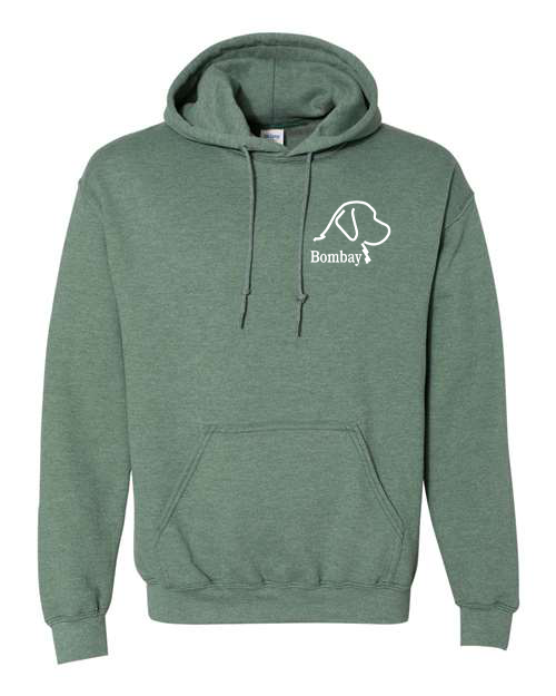 Heather Dark Green Heavy Blend Hoodie