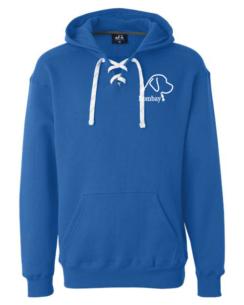 Royal Rope Tie V-Neck Hoodie