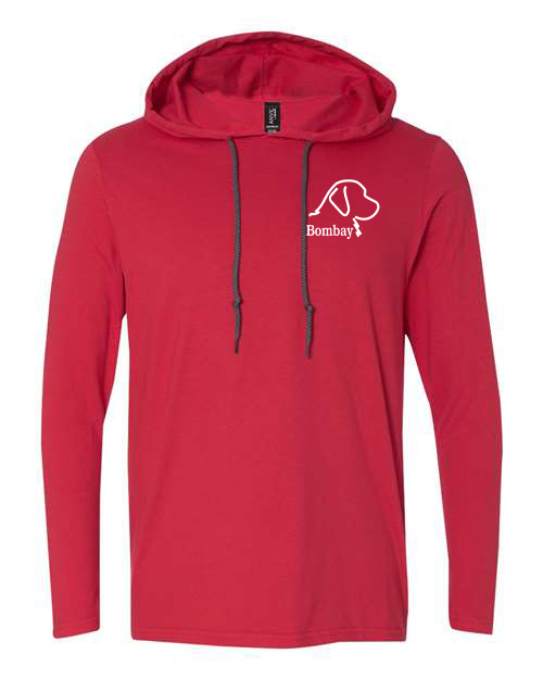 Red - Long Sleeve Hooded Tee