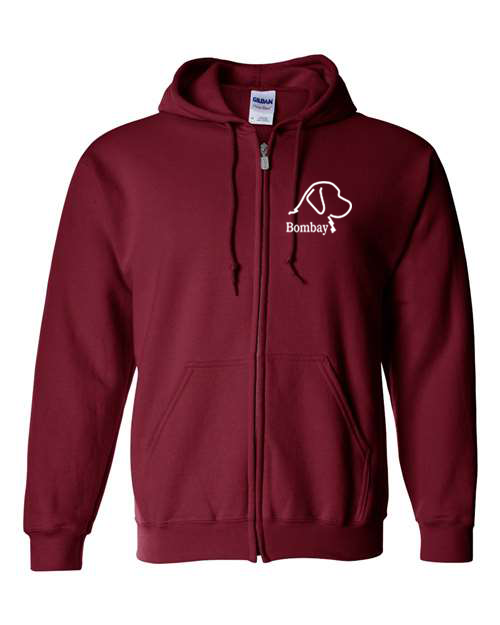 Cardinal Red - Full Zip-Up