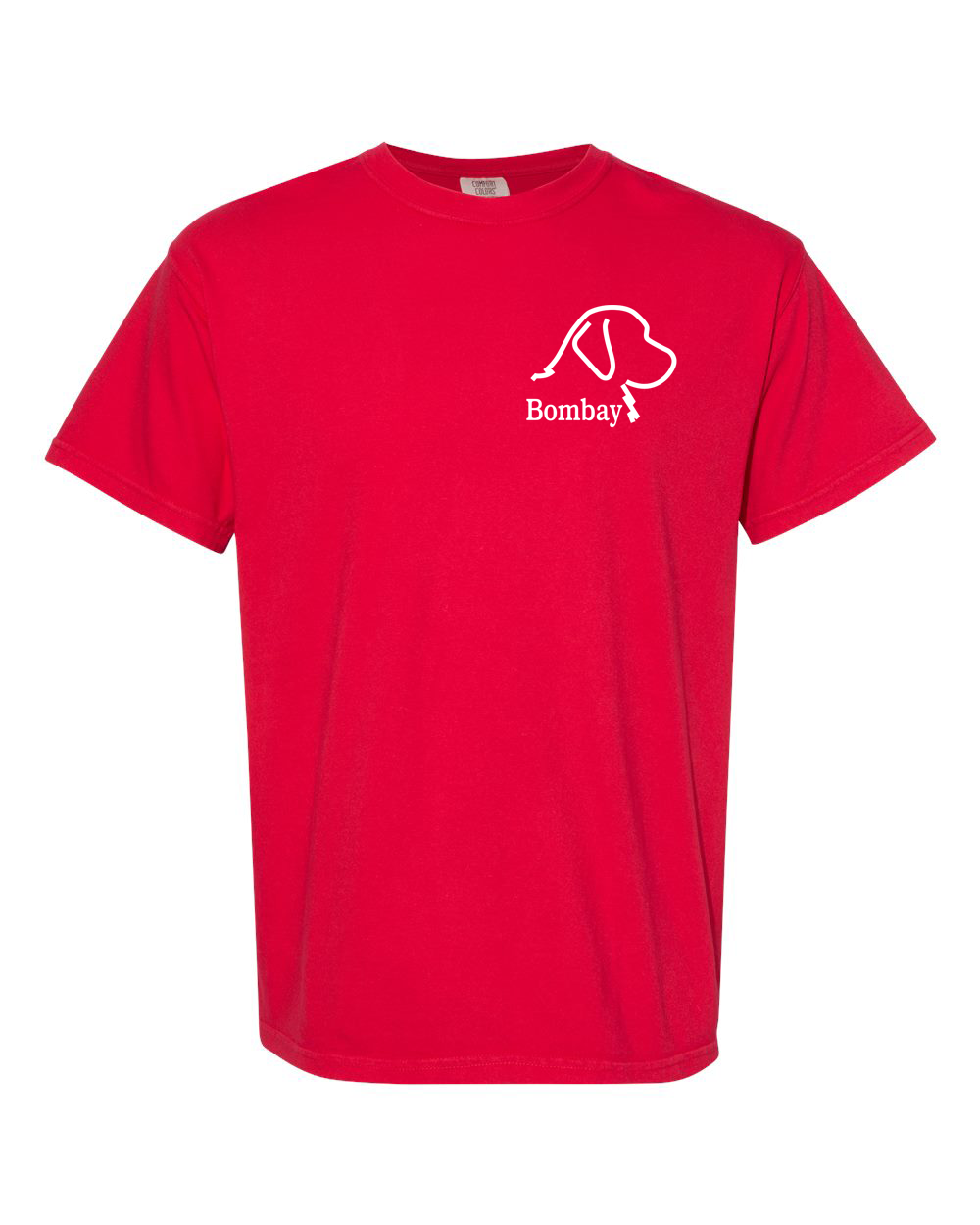 Red Comfort Color Short Sleeve