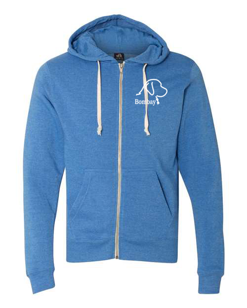 Royal Tri Blend - Full Zip-Up