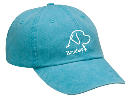 Caribbean Blue Bombay Hat (Leather Strap)