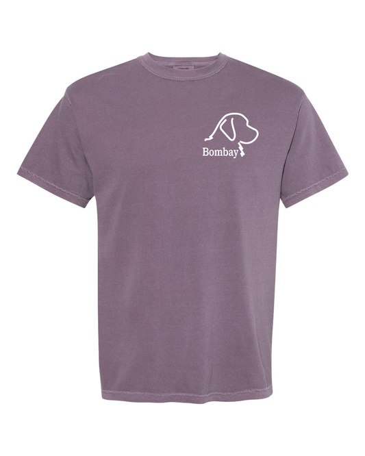 Wine Comfort Color Short Sleeve