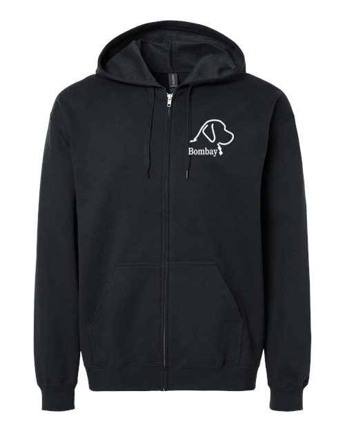 Midnight Black - Full Zip-Up