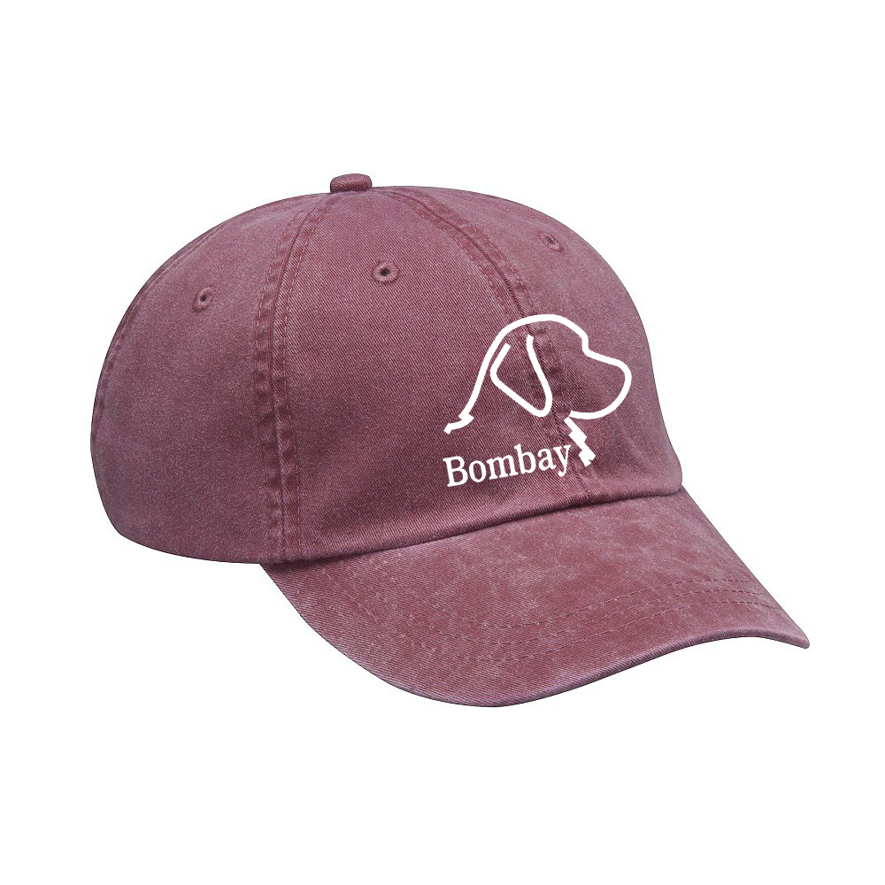 Burgundy Bombay Hat (Leather Strap)