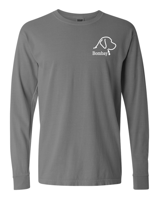 Grey Comfort Colors Long Sleeve