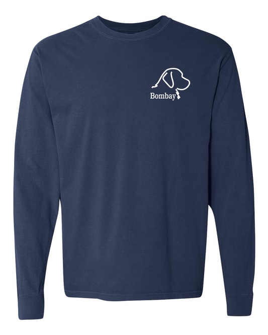 True Navy Comfort Colors Long Sleeve