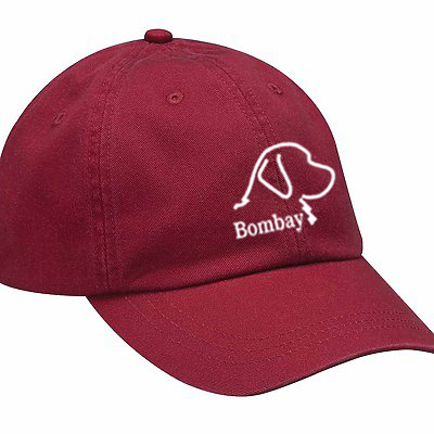 Maroon Bombay Hat (Leather Strap)