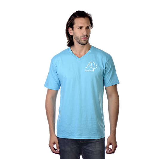 Turquoise Heather V-Neck