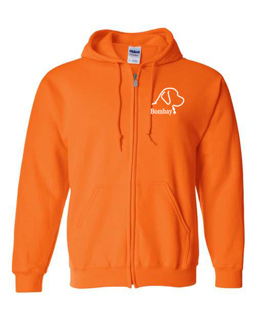 Neon Orange - Full Zip-Up