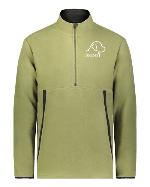 Olive Fleece 1/2 Zip Pullover