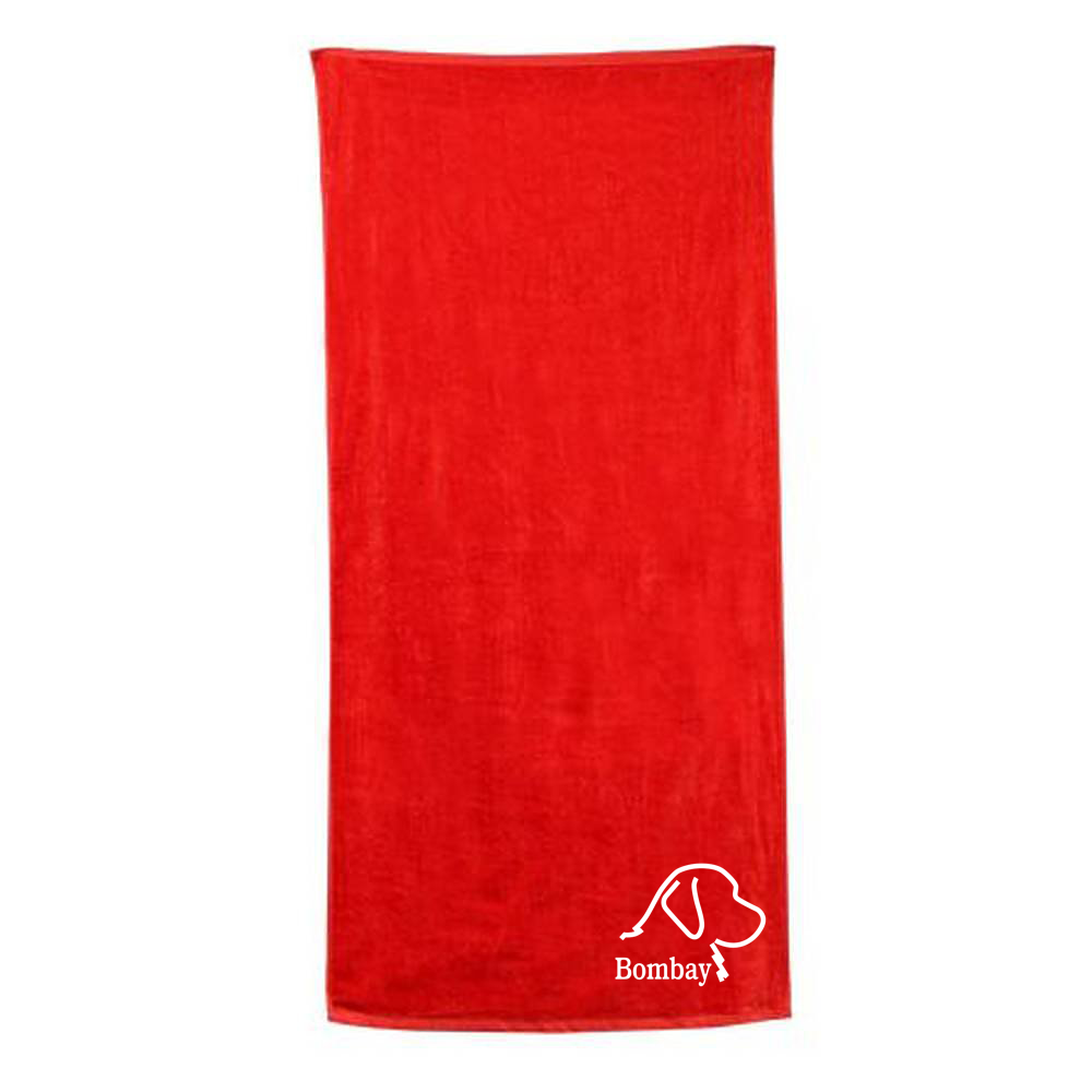 Red Beach Towel